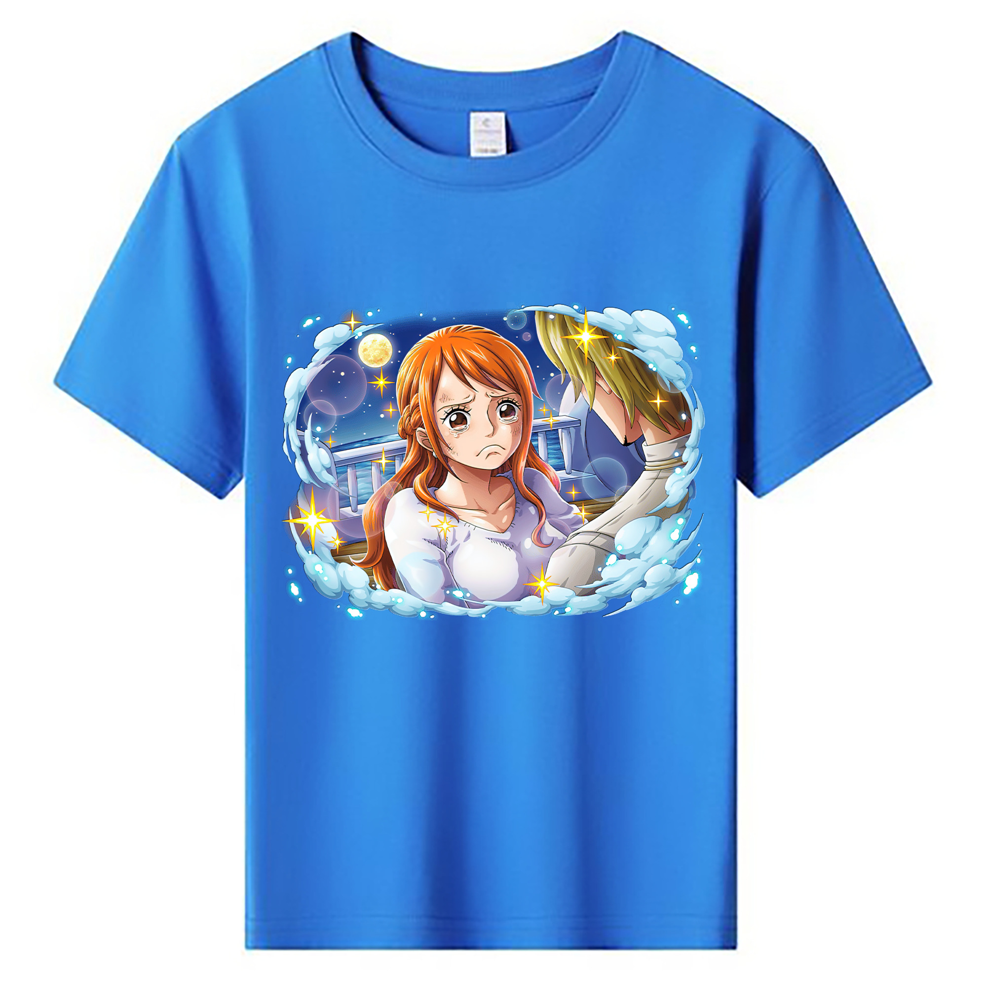 （画像用） ワンピース ナミ ONE PIECE Nami 綿100％キッズTシャツ（フロントプリント）
